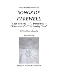 Songs of Farewell SATB choral sheet music cover Thumbnail